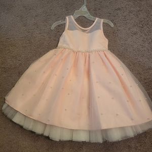 Pink pearl dress